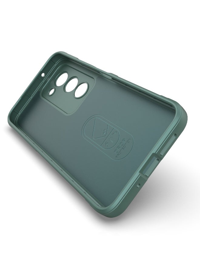 Phantom Shield Silicone Case with Anti-Scratch Soft Microfiber Lining, High Resilience Rubber Full Body Shockproof Cover Compatible with Redmi 15 4G (Dark Green) - Image 5
